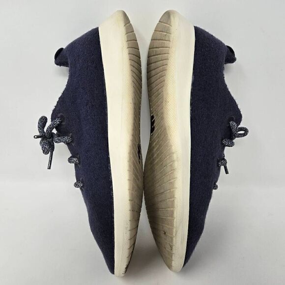 ALLBIRDS WR WOOL RUNNER BLUE MERINO WOOL CASUAL RUNNING SHOES MENS SIZE 10 - Picture 7 of 8